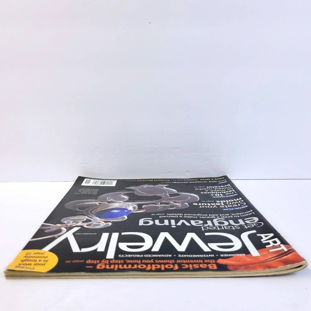 Art Jewelry Magazine September 2008 Crafting Guide Engraving Foldforming Metal